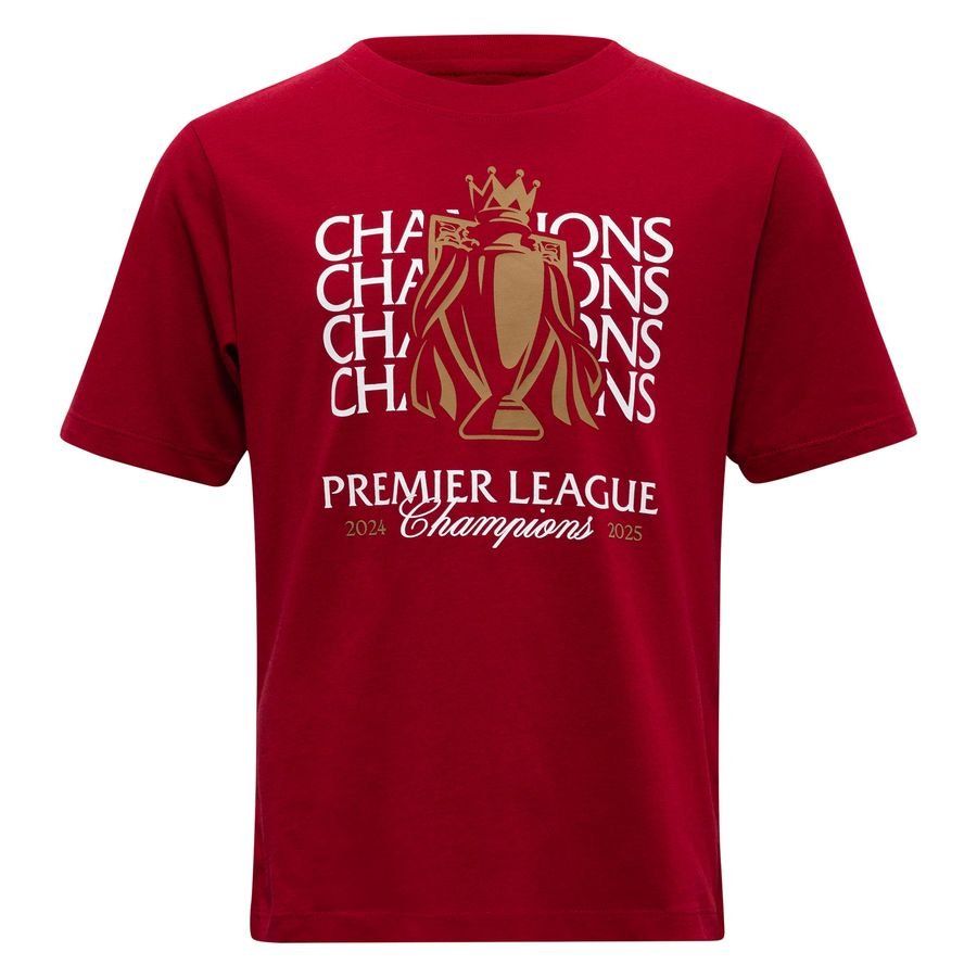 Liverpool T-Shirt Champions Trophy - Black/Gold Kids-SoccerKits Hub | Buy Soccer Jerseys Online